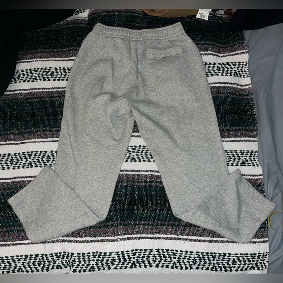 Nike Sweatpants Mens S Gray Club Fleece Straight Leg Sportswear Activewear - Picture 5 of 9